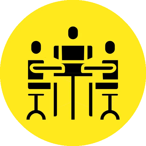 Icono de sala de juntas en Suma Coworking